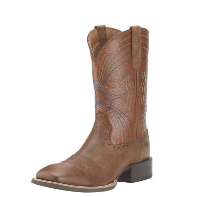 Ariat Western: Sport Wide Square Toe Botas Western Hombre - Beige (WMILD5387)